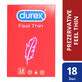 Condom Feel Thin, 18 pieces, Durex
