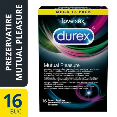 Condoms Mutual Pleasure, 16 pieces, Durex