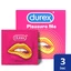 Preservativo Pleasure Me, 3 piezas, Durex