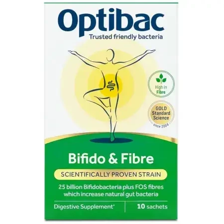 Probioticum met Bifidobacteriën en vezels, 10 sachets, OptiBac