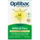 Probiótico con bifidobacterias y fibra, 10 sobres, OptiBac