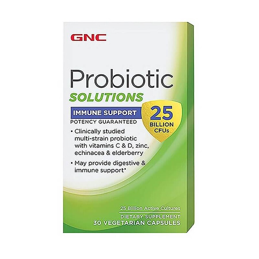 Acquista Probiotic Solutions Immunity Support 25 miliardi di CFU (424629), 30 capsule, GNC Probiotic Solutions Immunity Support 25 miliardi di CFU (424629), 30 capsule, GNC
