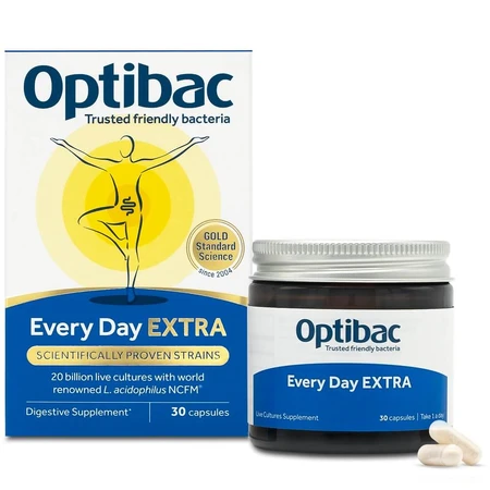 Probiótico diario Extra Forte, 30 cápsulas, OptiBac