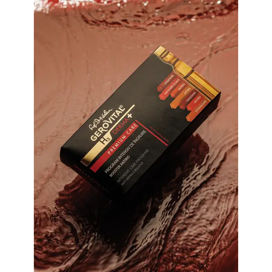 Programme de soins intensifs Gerovital Premium Care, 7 ampoules, Farmec
