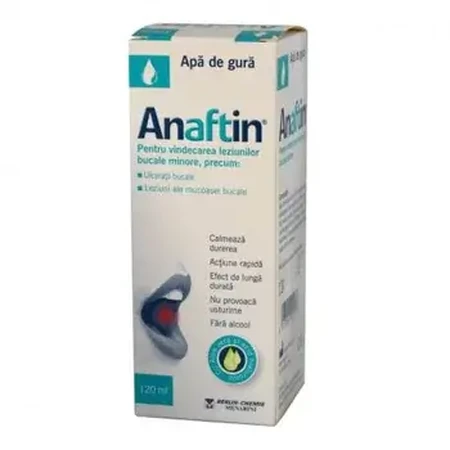 Anaftin mouthwash, 120 ml, Sinclair Pharma