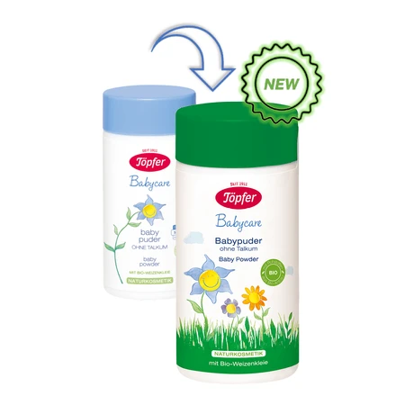 Biologische babypoeder, 75 g, Topfer