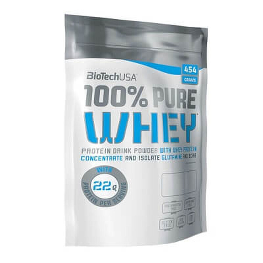 100% Pure Whey Cinnamon Roll eiwitpoeder, 454 g, BioTech USA