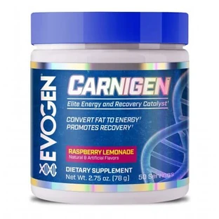Carnigen-Limonaden- und Himbeergeschmackspulver, 78 g, Evogen