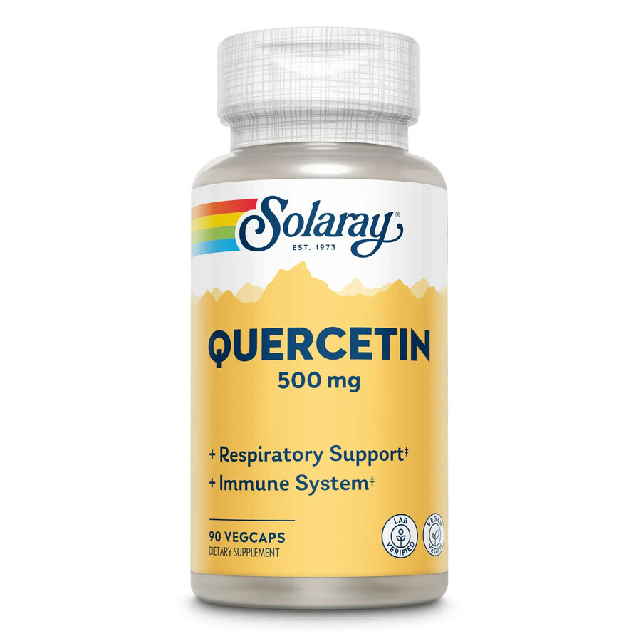 Quercetin 500 mg Solaray, 90 capsule, Secom