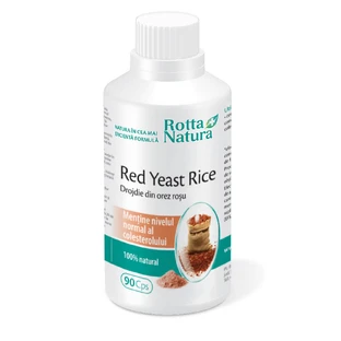 Red Yeast Rice Yeast 635 mg, 90 capsules, Rotta Natura