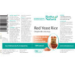 Levure de riz rouge 635 mg, 90 gélules, Rotta Natura Levure de riz rouge 635 mg, 90 gélules, Rotta Natura