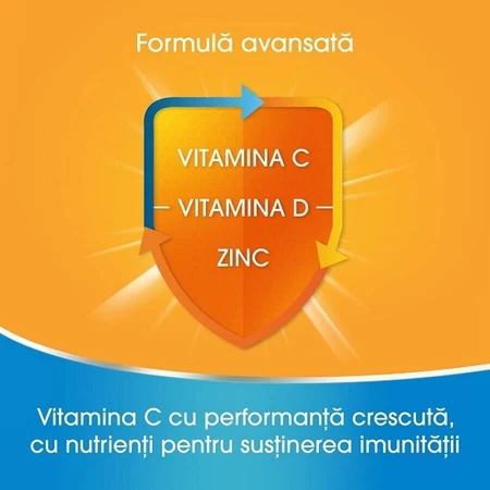 Redoxon Triple Action, vitamine per un supporto immunitario avanzato, 10 compresse, Bayer