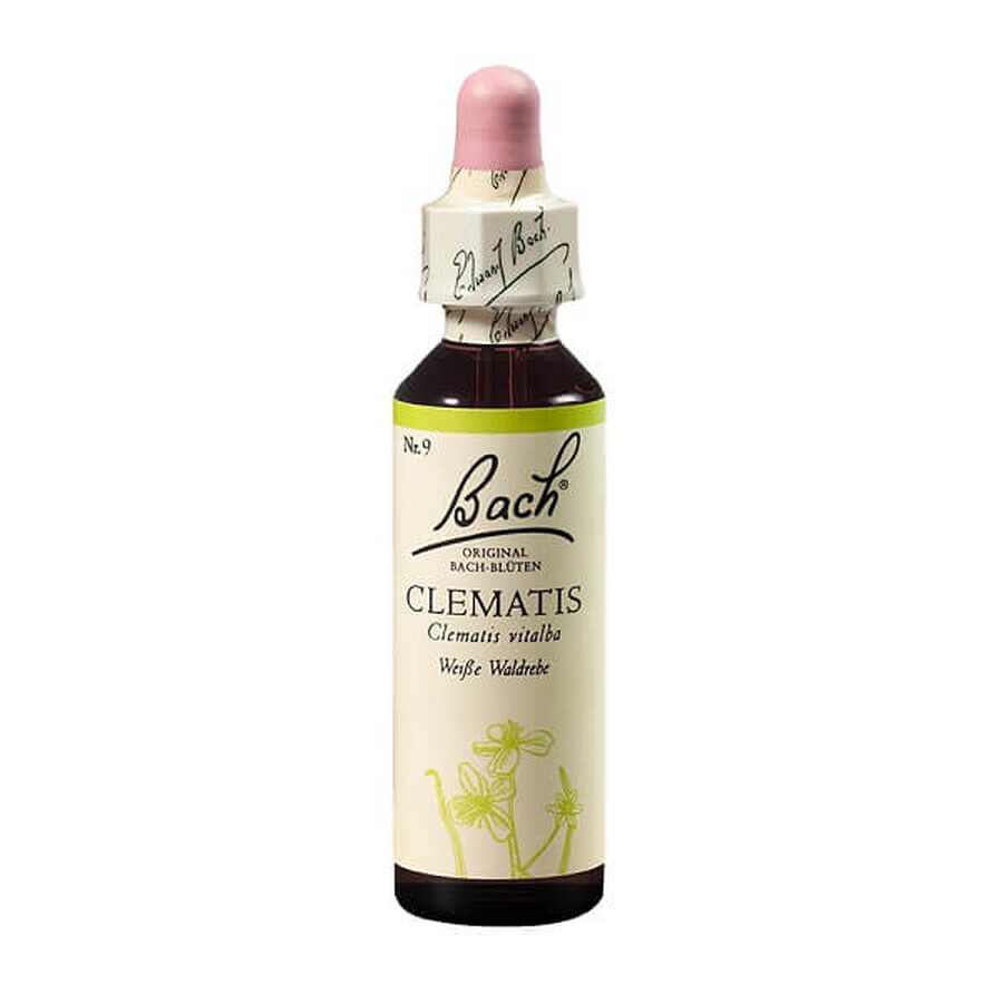 Flower Remedy Clematis Original Bach bloesemremedie, 20 ml, Rescue Remedy