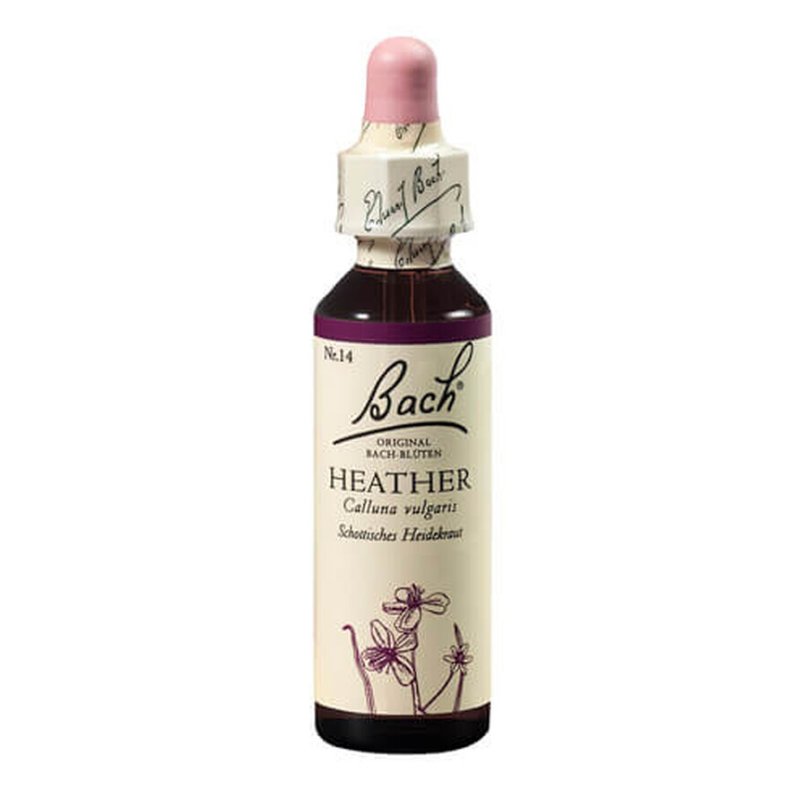 Heather Original Bach Black Grass Flower Remedy, 20 ml, Rescue Remedy