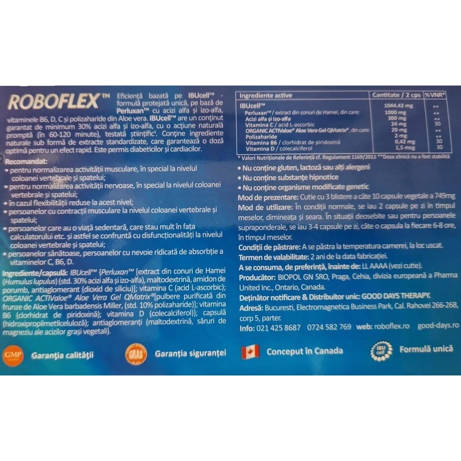 RoboFlex, 30 capsules, Good Days Therapy