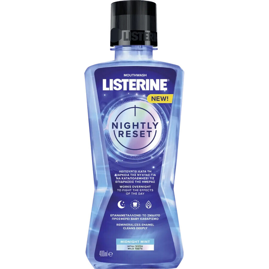 Buy Nightly Reset mouthwash, 400 ml, Listerine Nightly Reset mouthwash, 400 ml, Listerine