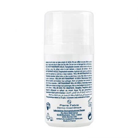 Hydrosis Control Antitranspirant Roll-on, 40 ml, Ducray