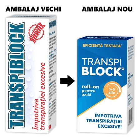 Transpiblock Roll-on gegen übermäßiges Schwitzen, 50 ml, Zdrovit