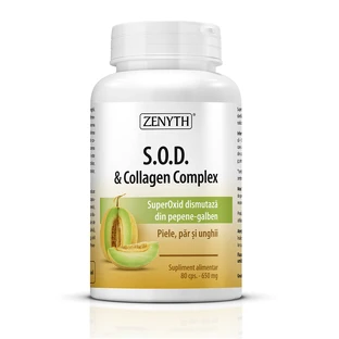 S.O.D. &amp; Collagen Complex, 80 cápsulas, Zenyth