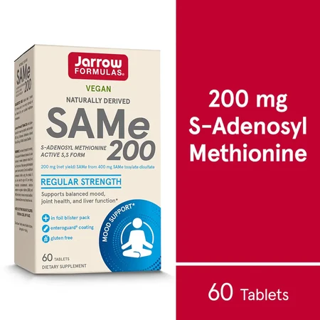 Sam-e Full Potency 200mg Jarrow Formulas, 60 comprimido, Secom