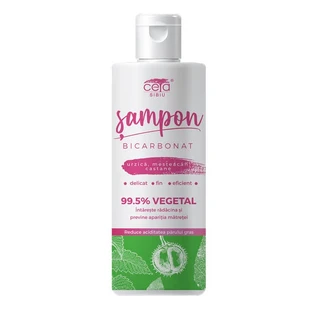 Champú 99,5% vegetal con bicarbonato, ortiga, abedul y castaño, 200 ml, Ceta Sibiu