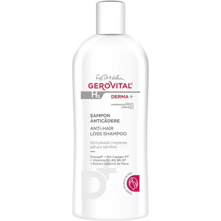 Gerovital H3 Derma+ Champú anticaída, 200 ml