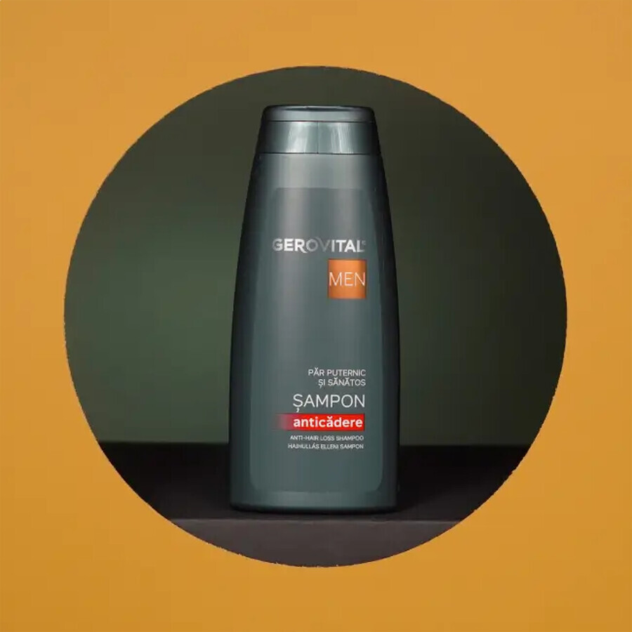 Gerovital Men Champú anticaída, 400 ml, Farmec