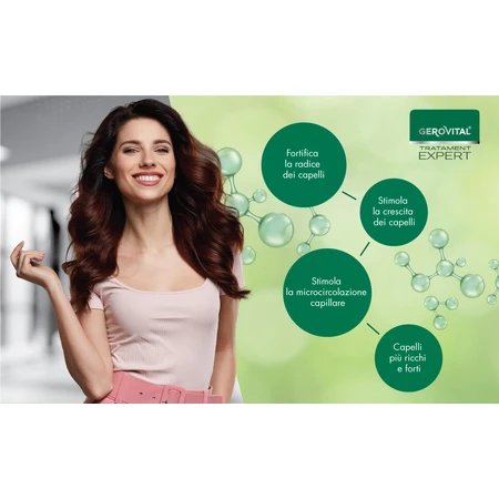 Gerovital Tratament Expert Champú anticaída, 250 ml