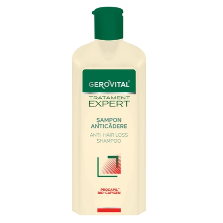 Gerovital Tratament Expert Champú anticaída, 400 ml