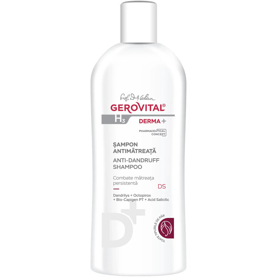 Gerovital H3 Derma+ anti-malaria shampoo, 200 ml, Farmec