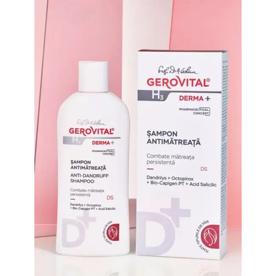 Gerovital H3 Derma+ anti-malaria shampoo, 200 ml, Farmec