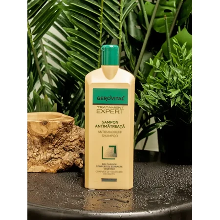 Gerovital Expert Treatment anti-malaria shampoo, 400 ml, Farmec