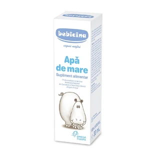 Eau de mer pour l'hygiène nasale, Bebicina, 30 ml, Omega Pharma