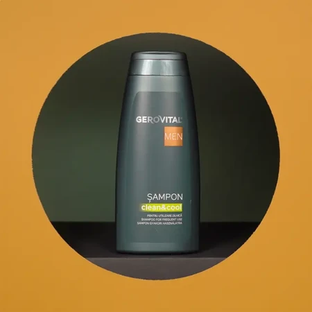 Shampoo voor dagelijks gebruik Gerovital Men, 400 ml, Farmec