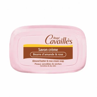 Cream soap with almond butter and rose, 115 g, Roge Cavailles