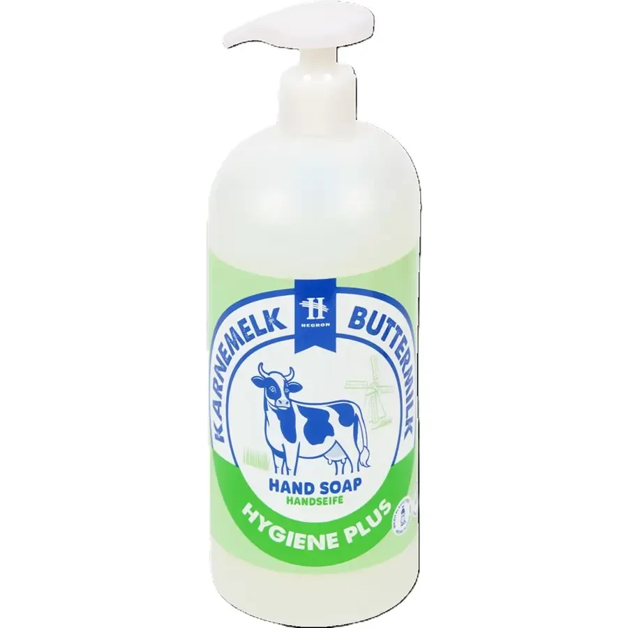 Antibacterial liquid soap with milk proteins, 1000 ml, Hegron Cosmetics