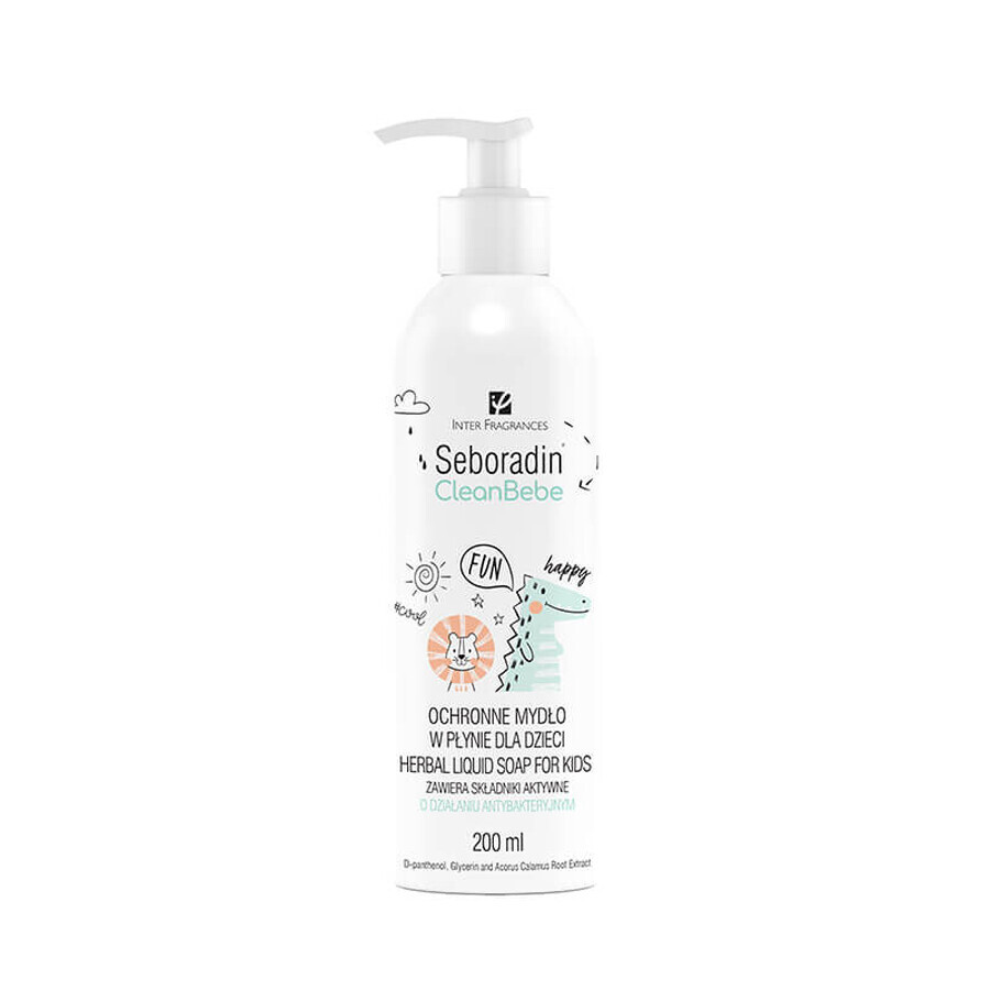 Acquista Seboradin Sapone liquido agli estratti vegetali Clean Bebe, 200 ml Seboradin Sapone liquido agli estratti vegetali Clean Bebe, 200 ml