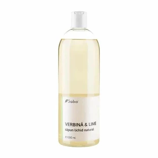 Natürliche Flüssigseife mit Eisenkraut und Limette, 1 l, Sabio