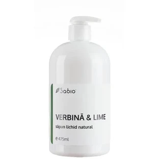 Jabón líquido natural con verbena y lima, 475 ml, Sabio