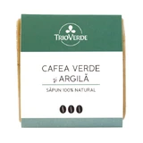 Naturseife mit grünem Kaffee und Ton, 110 g, Trio Verde