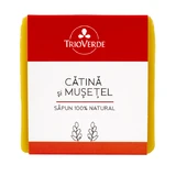 Naturseife mit Katzenminze und Kamille, 110 g, Trio Verde