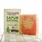 Naturseife mit Grünkohlpulver und Schlamm, 120 g, Techir