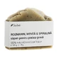 Jabón natural para pieles grasas con romero, menta y espirulina, 130 g, Sabio