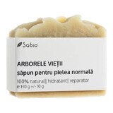 Jabón natural para piel normal con Árbol de la Vida, 130 g, Sabio