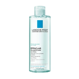 La Roche-Posay Agua Micelar Ultra para pieles grasas con tendencia acneica, 400 ml