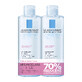 La Roche Posay Agua Micelar Ultra para pieles reactivas e hipersensibles 400 + 400 ml, (70% de descuento en el segundo producto)
