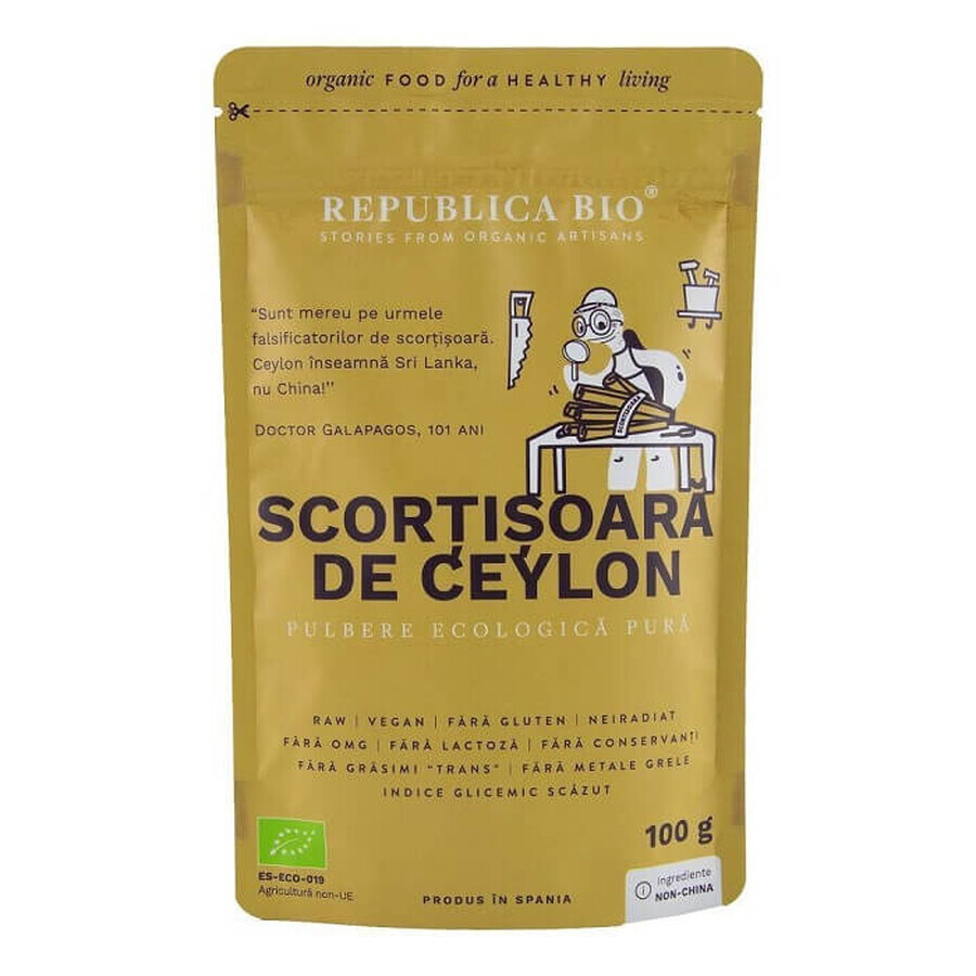 Ceylon eco Cinnamon, 100 g, Organic Republic