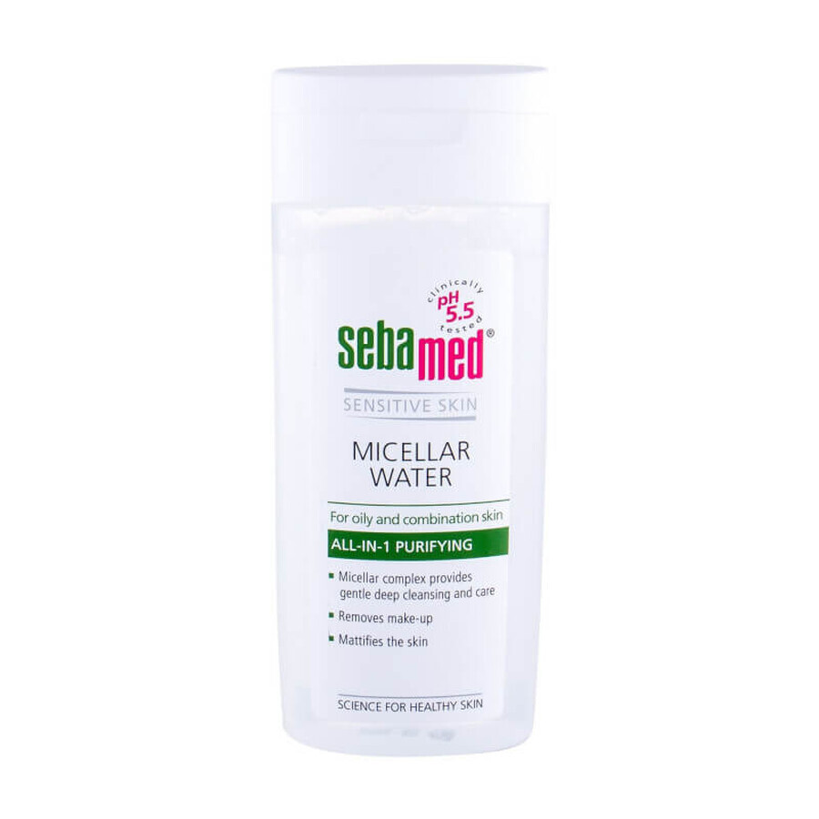 Agua micelar para pieles mixtas grasas, 200 ml, sebamed