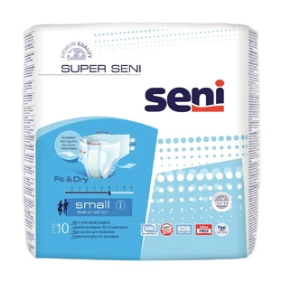 Diapers with closed system, Small, 10 pieces, Super Seni