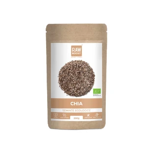 Semillas de Chía Ecológicas, 200 g, RawBoost